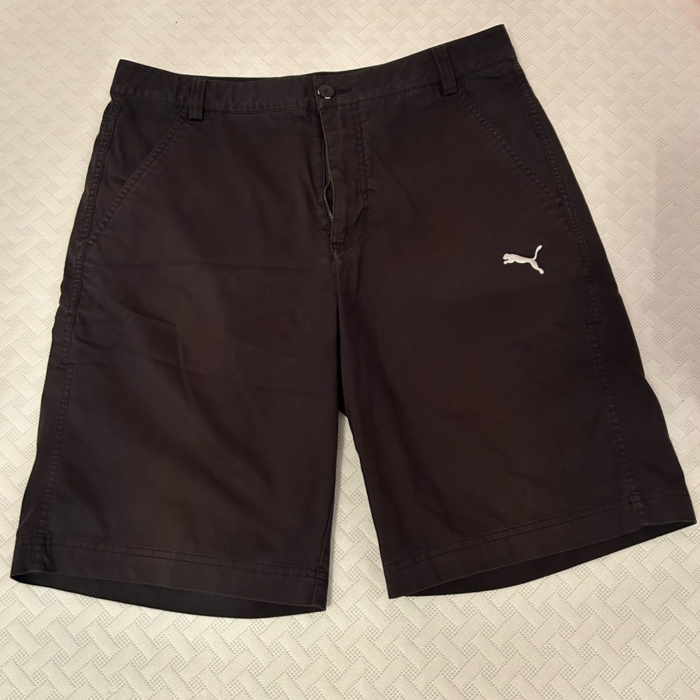 Men’s Puma Black Athletic Shorts